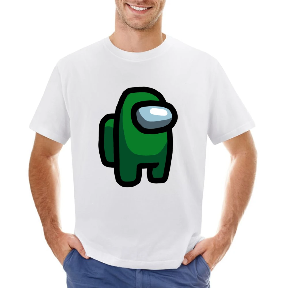 Green Suspect Fun Video Game Fan Asian Size Men T-Shirt
