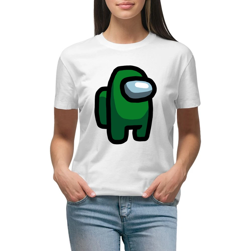 Green Suspect Fun Video Game Fan Premium Women Ladies T-shirt