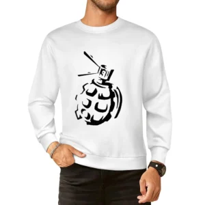 Grenade Tag Graffiti Art European Size Pullover Sweater