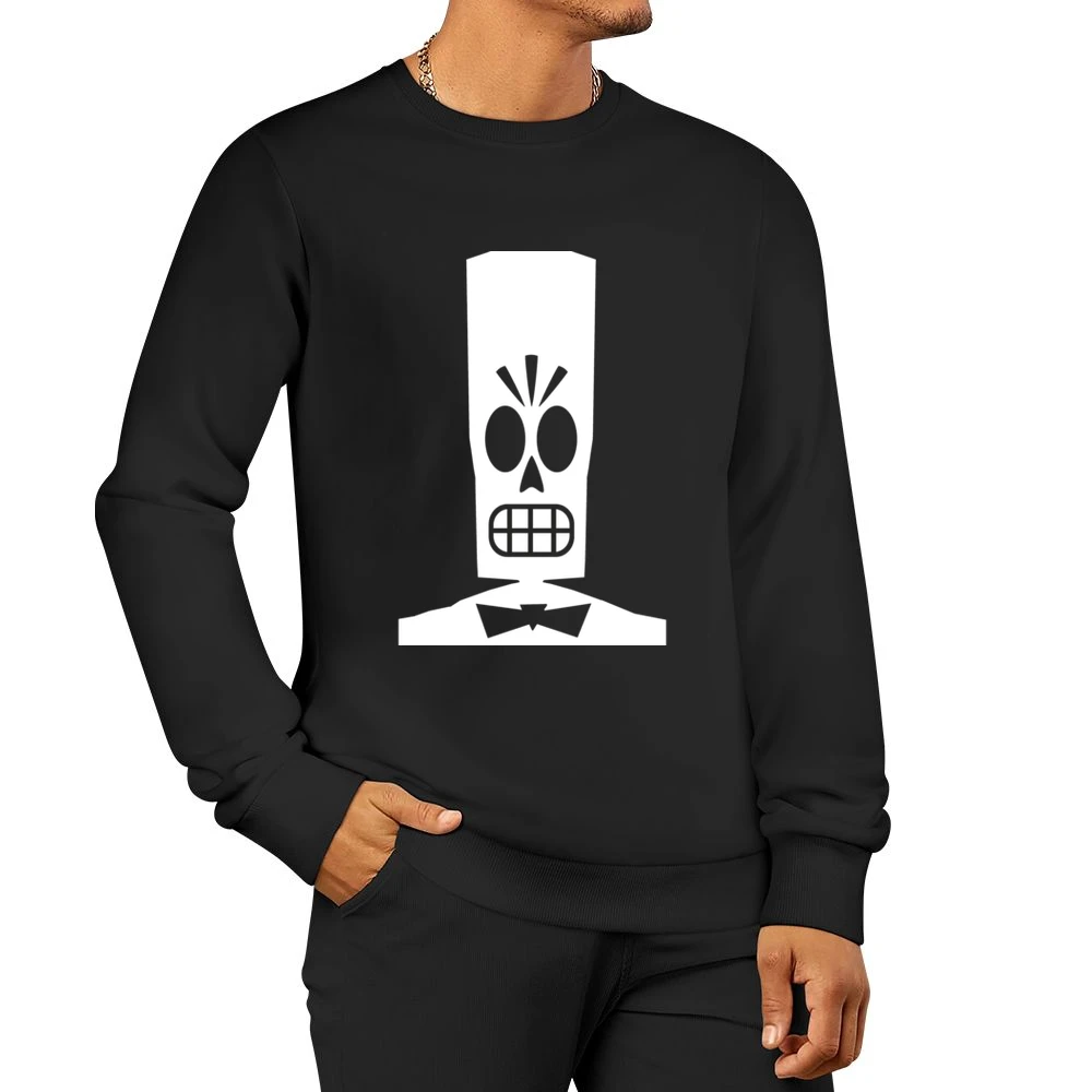 Grim Fandango Manny Calavera Video Game Men Pullover Sweatshirt