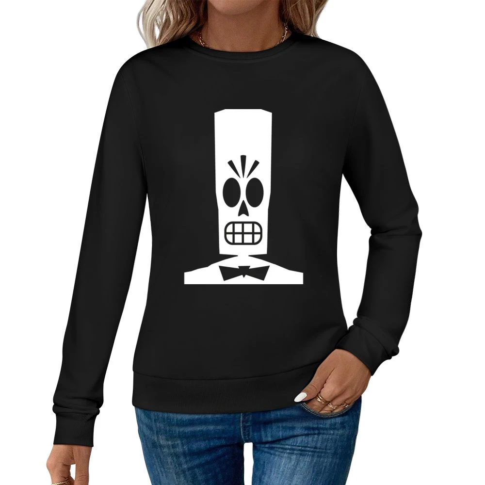Grim Fandango Manny Calavera Video Game Women Pullover Sweatshirt