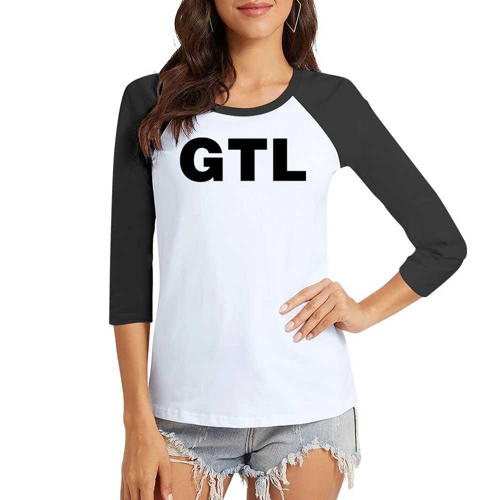 Gtl Jersey Shore Funny Women Ladies 3-4 Sleeve T-Shirt