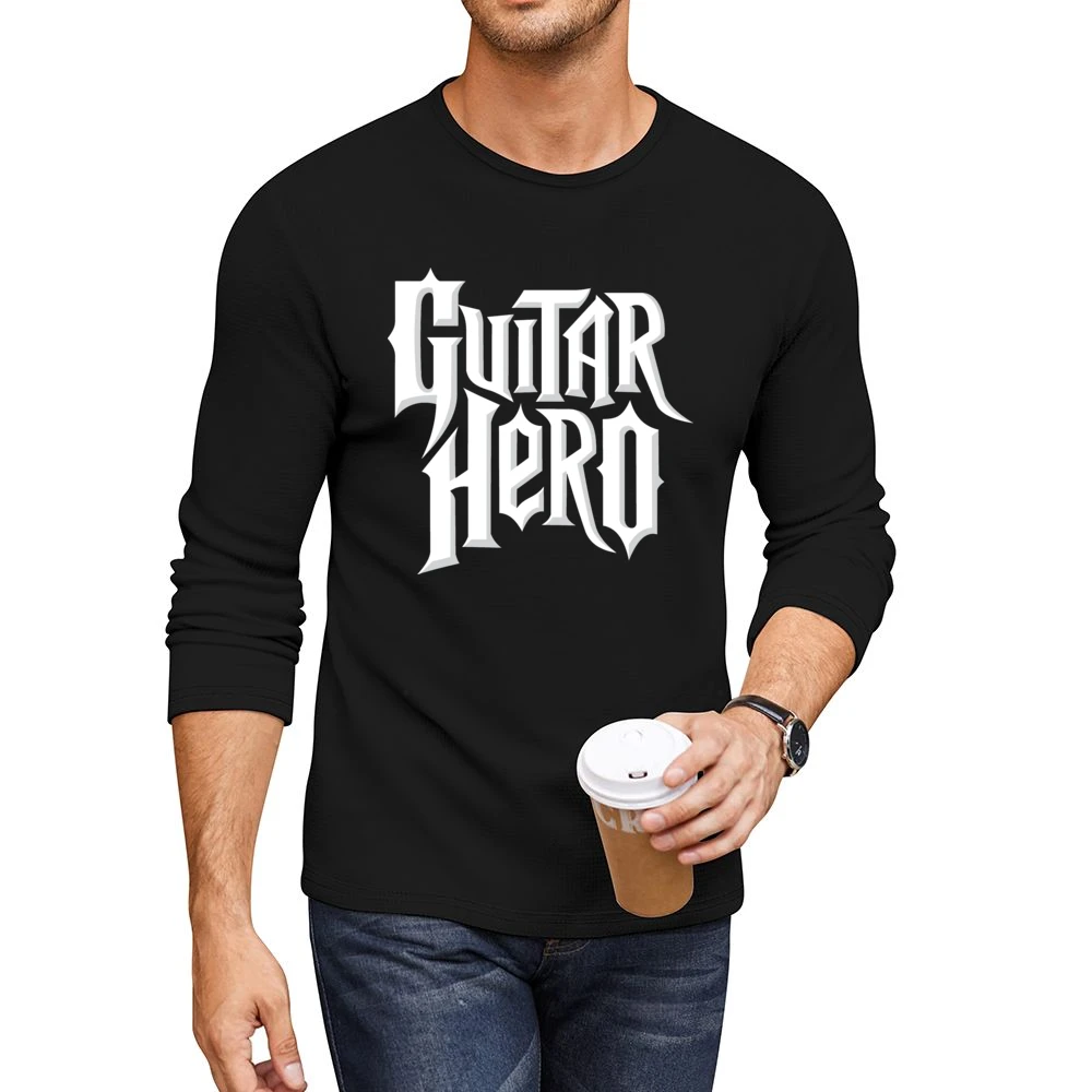 Guitar Hero Music Men CrewNeck Long Sleeve T-Shirt