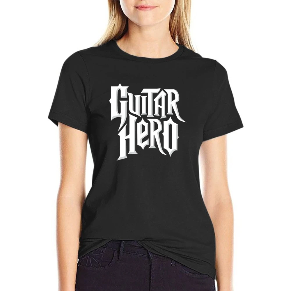 Guitar Hero Music US Size Women Ladies T-shirt