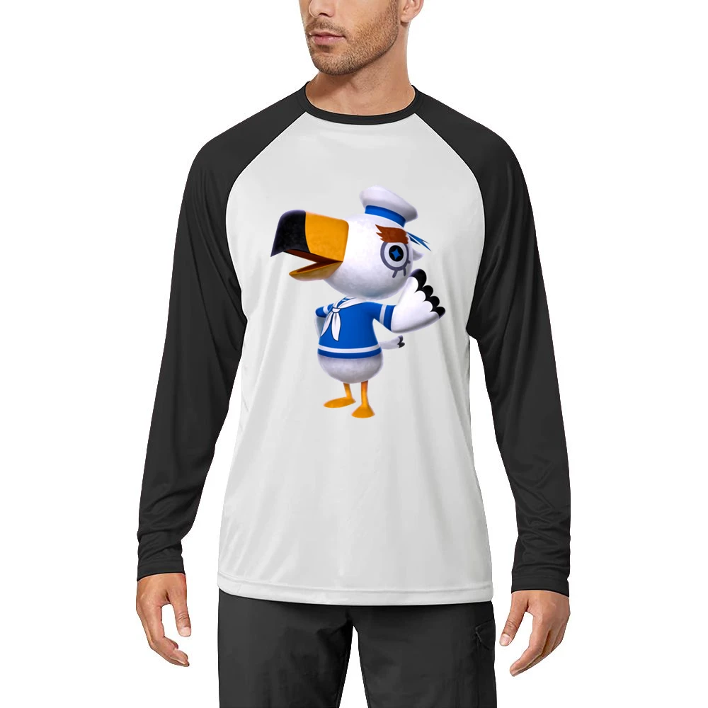 Gulliver From Animal Crossing Nintendo Character Video Game Men Long Sleeve T-Shirt