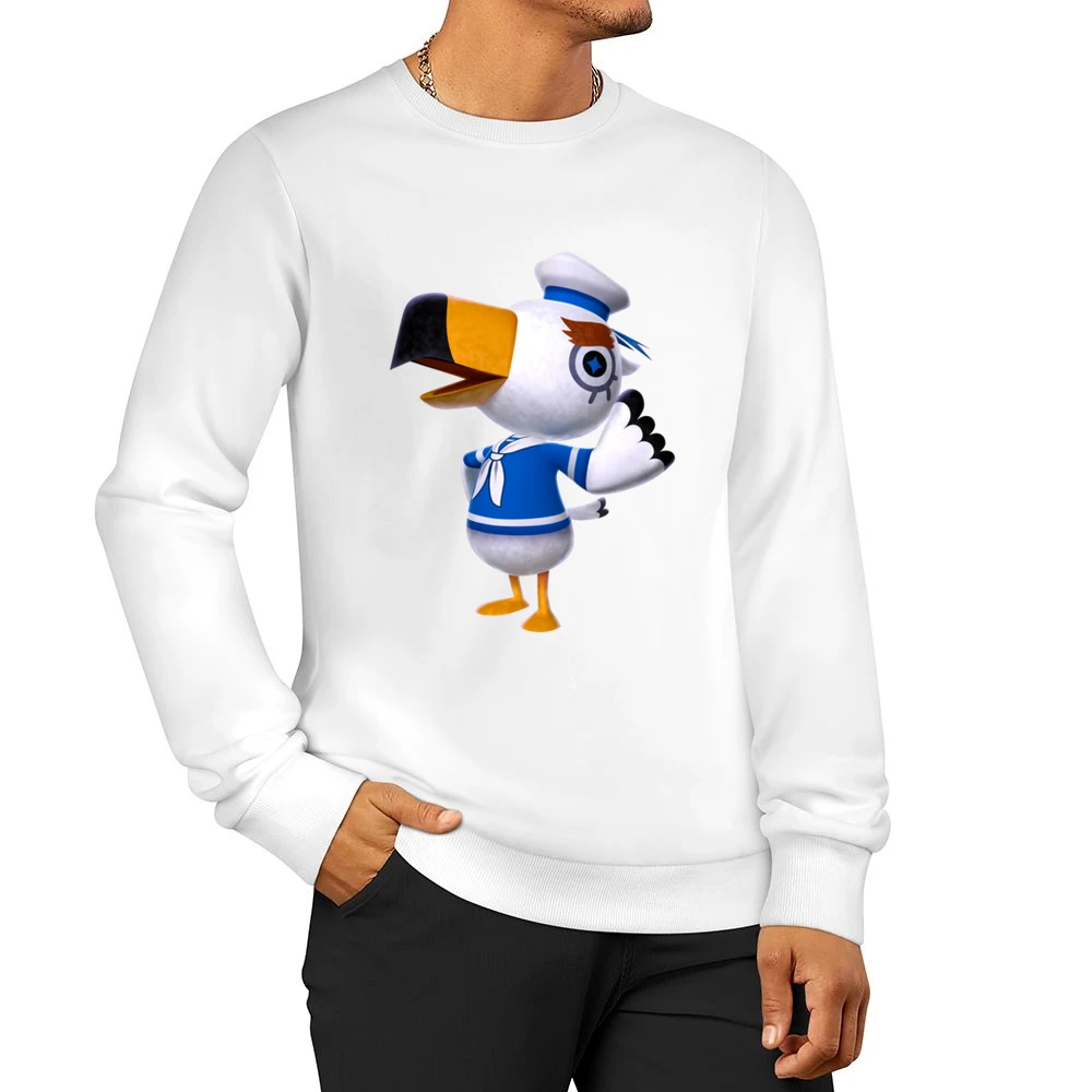 Gulliver From Animal Crossing Nintendo Character Video Game Men Pullover Sweatshirt