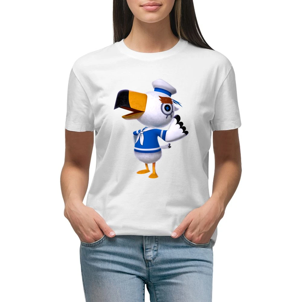 Gulliver From Animal Crossing Nintendo Character Video Game Premium Women Ladies T-shirt