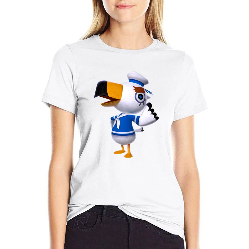 Gulliver From Animal Crossing Nintendo Character Video Game US Size Women Ladies T-shirt