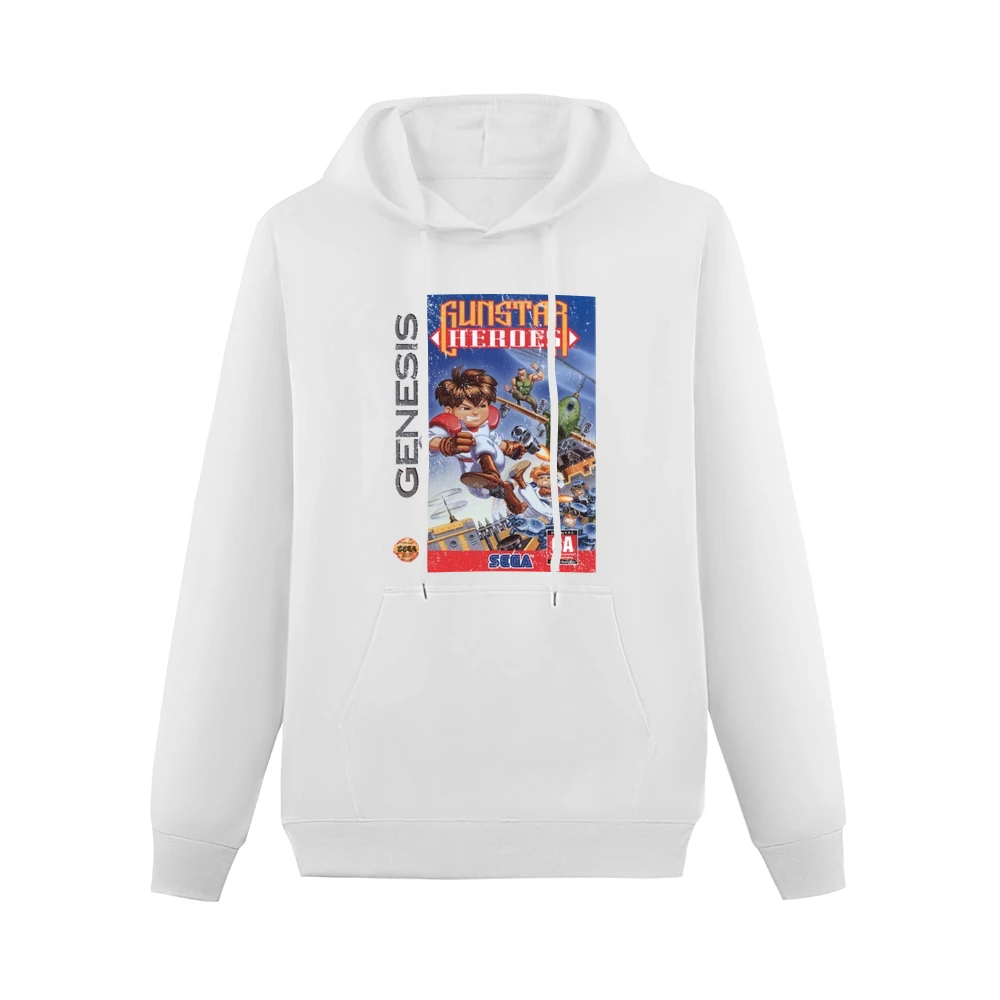 Gunstar Heroes Sega Genesis Old School Retro Video Game Fan Distressed Men Hoodie With Pocket