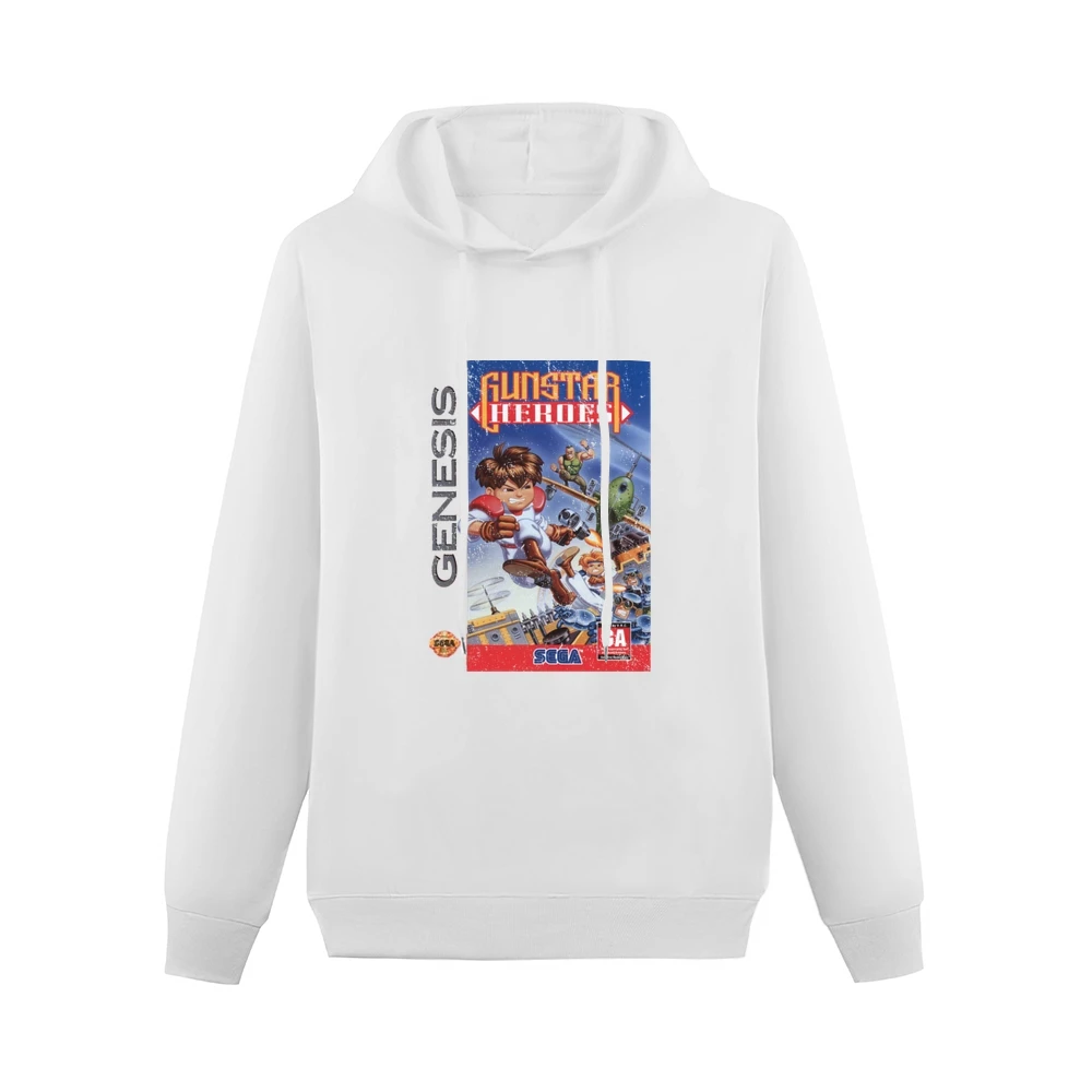 Gunstar Heroes Sega Genesis Old School Retro Video Game Fan Distressed Men Hoodie Without Pocket