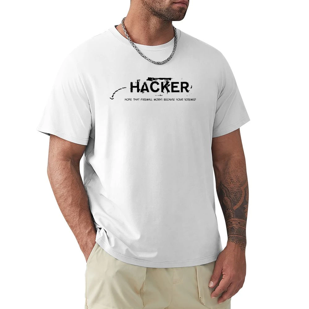 Hacker hope thats firewall works coause you are screw Premium Men T-shirt