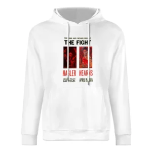 Hagler vs Hearns Boxing Fight Poster European Size Men Hoodie