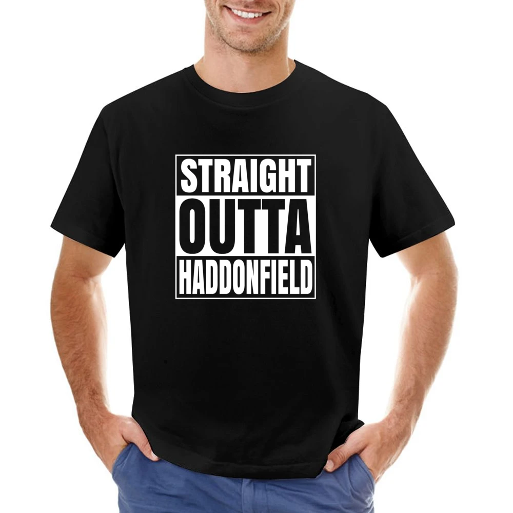 Halloween Straight Outta Haddonfield Tshirt Asian Size Men T-Shirt