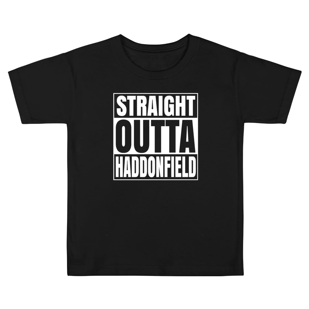 Halloween Straight Outta Haddonfield Tshirt Kids Boys Girls T-Shirt