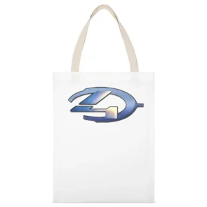Halo 4 Video Game White Canvas Tote Shopping Bag