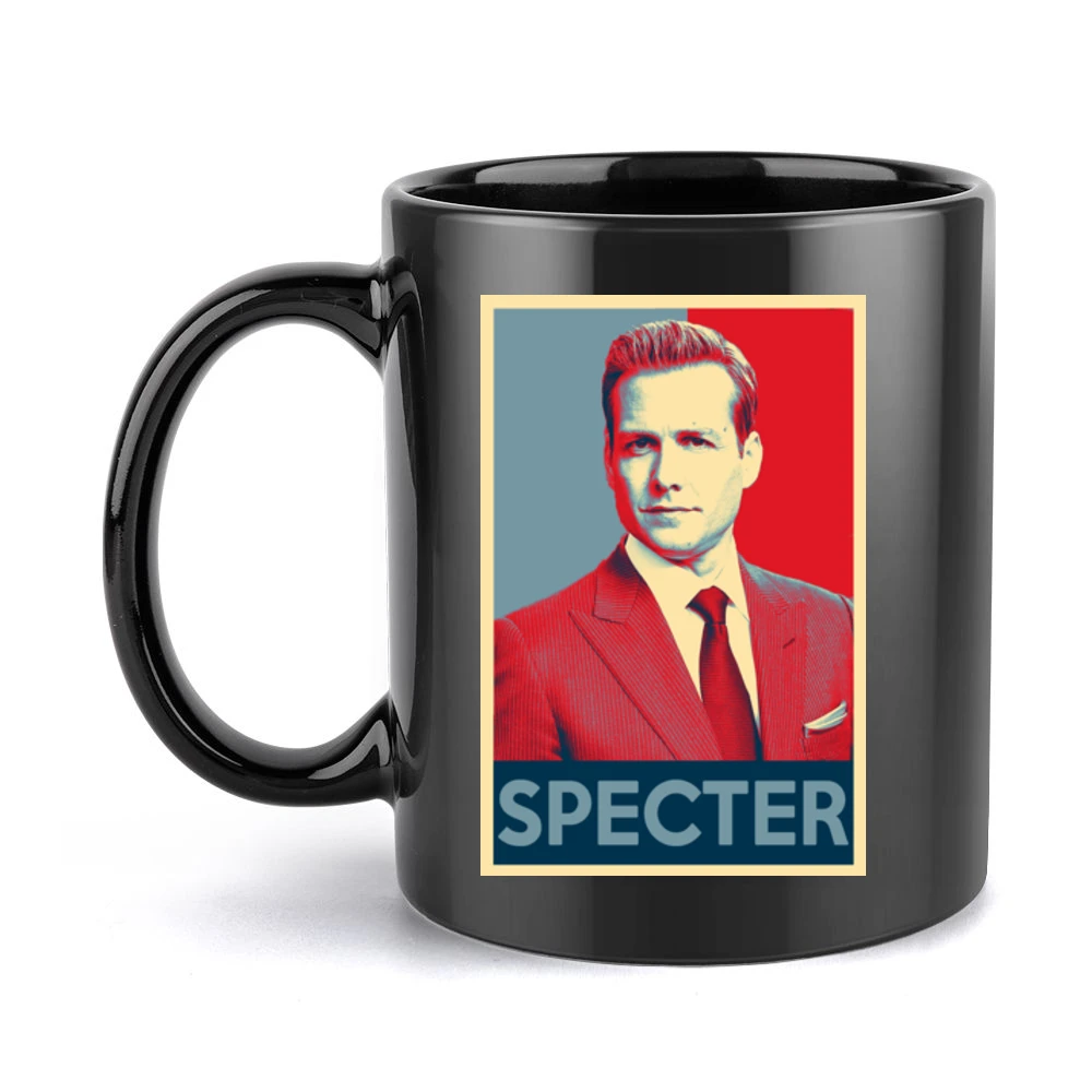 Harvey Specter Funny Obama Hope Parody Political Suits Graphic TV Show Black Mug