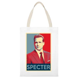 Harvey Specter Funny Obama Hope Parody Political Suits Graphic TV Show White Canvas Tote Shopping Bag