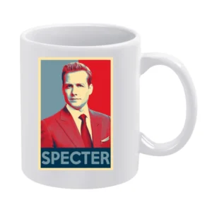 Harvey Specter Funny Obama Hope Parody Political Suits Graphic TV Show White Mug