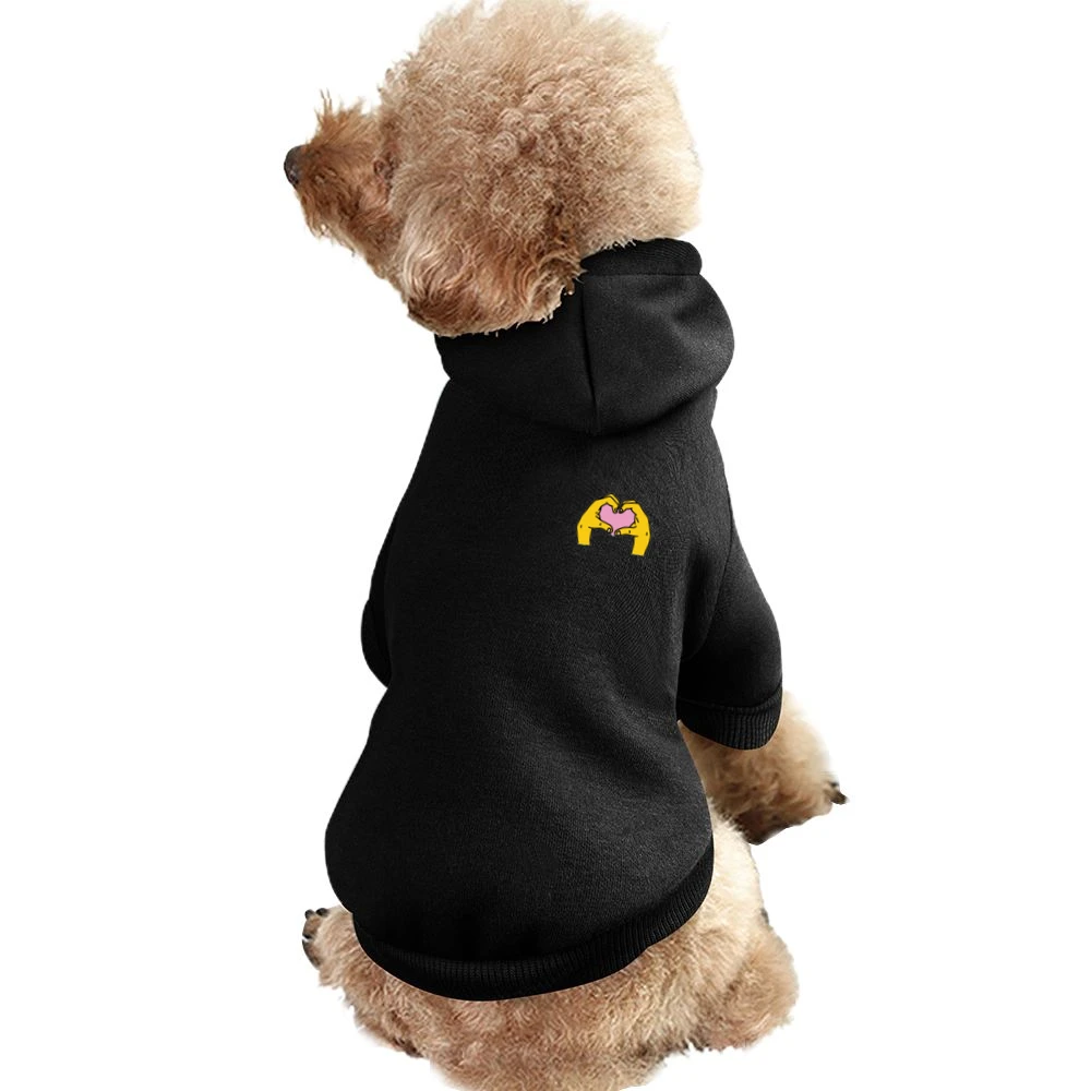 Heart Hands Instagram Sticker Graphic Crewneck Sweatshirt Pet Apparel Clothes