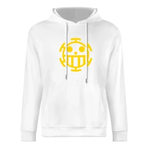 Heart Pirates flag Trafalgar Law One Piece The surgeon of death Manga European Size Men Hoodie