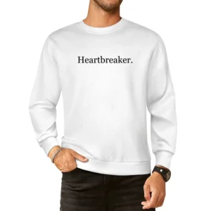 Heartbreaker Fun Popular Celebrity Blogger Graphic European Size Pullover Sweater