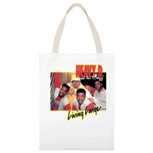 Heavy D And The Boyz White Canvas Tote Shopping Bag