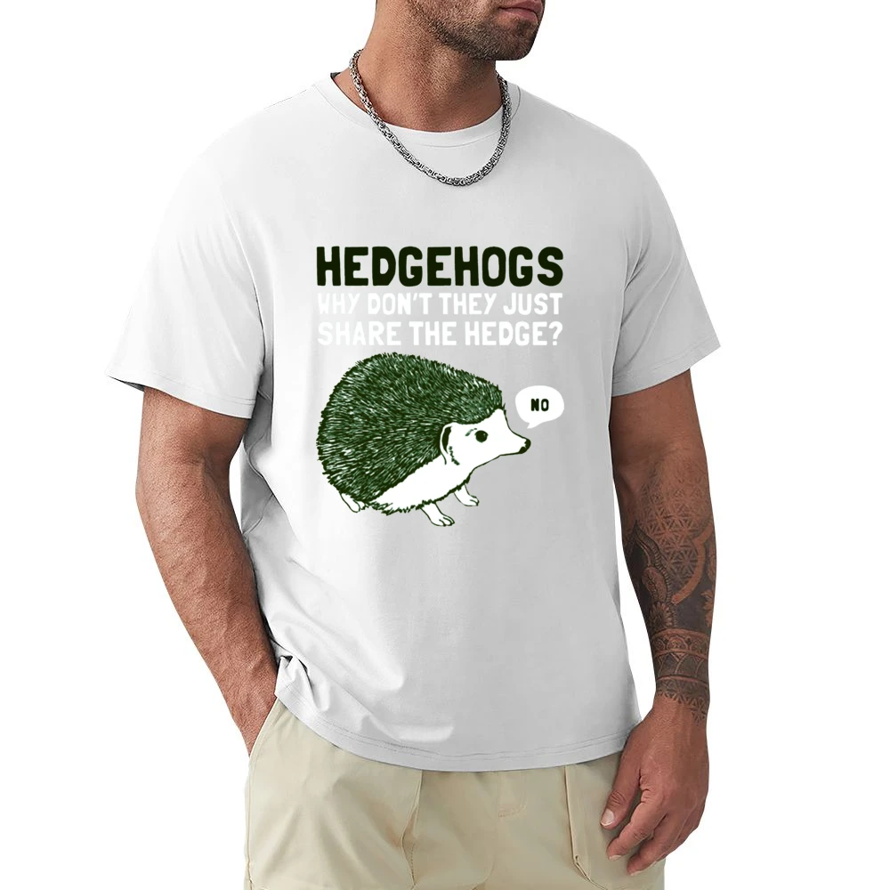 Hedge-hogs why don't they share the hedge? Premium Men T-shirt