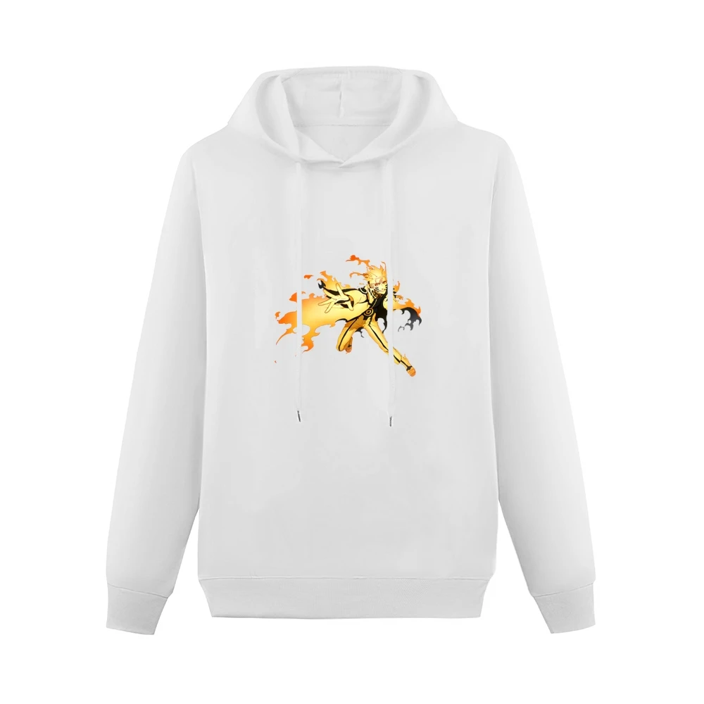 Hermit Naruto sage mode with kurama nine tails beast chakra anime mang Men Hoodie Without Pocket