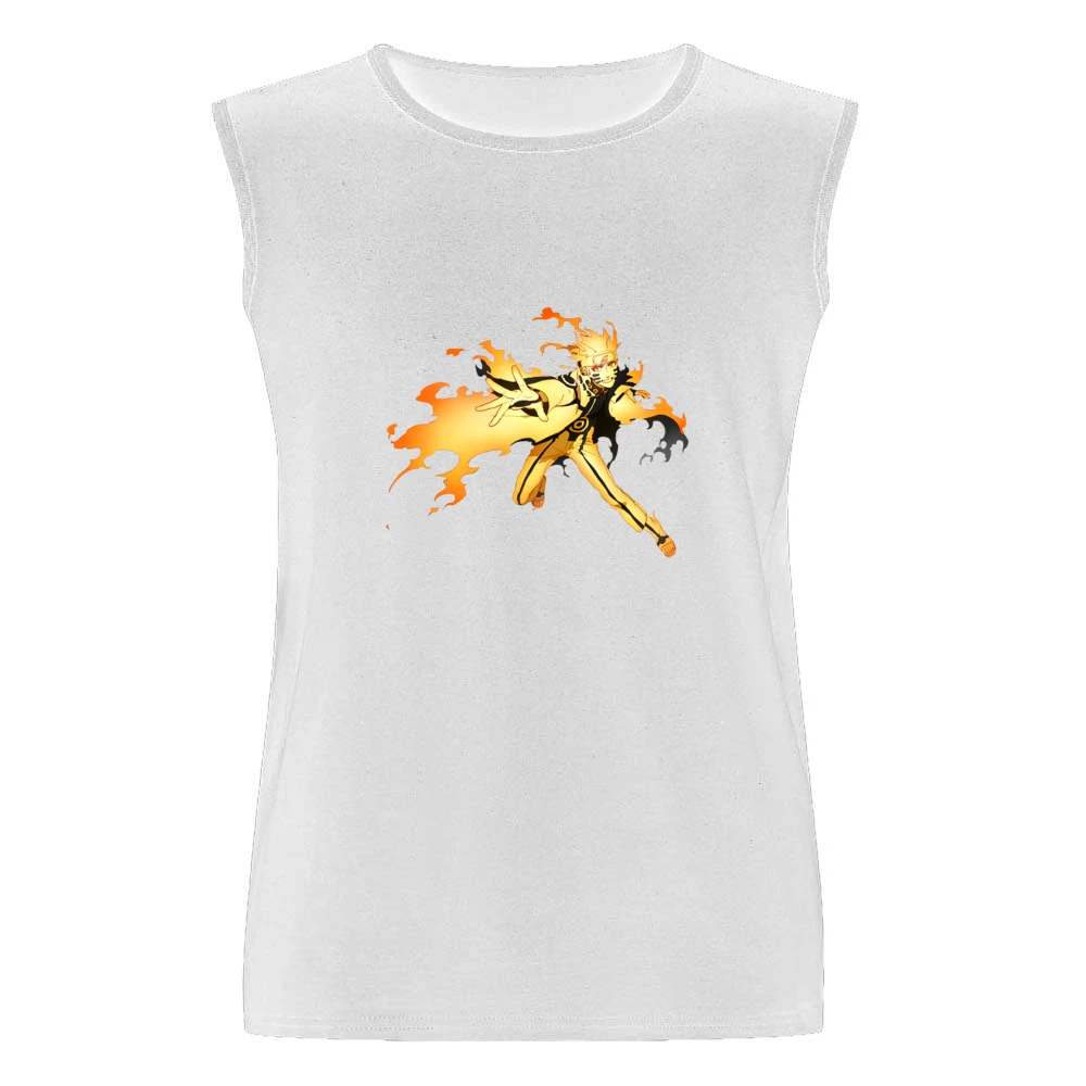 Hermit Naruto sage mode with kurama nine tails beast chakra anime mang Men Sleeveless T-Shirt