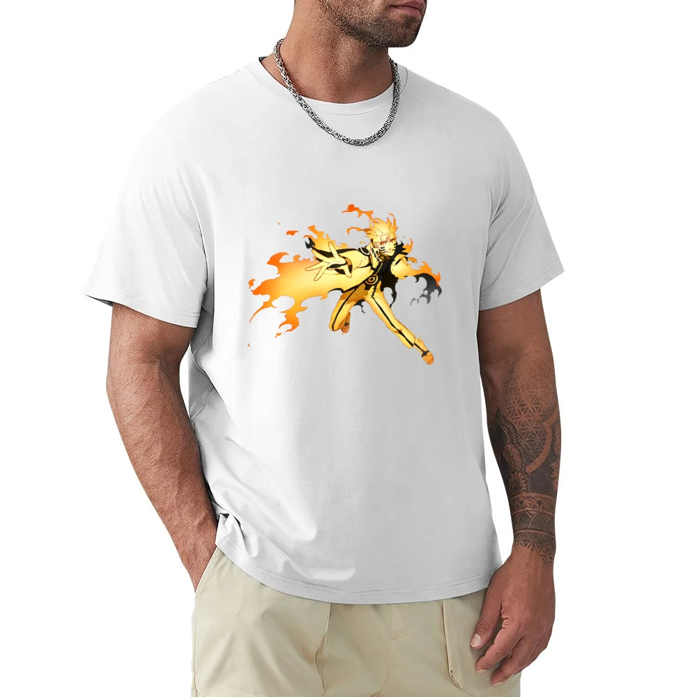 Hermit Naruto sage mode with kurama nine tails beast chakra anime mang Premium Men T-shirt