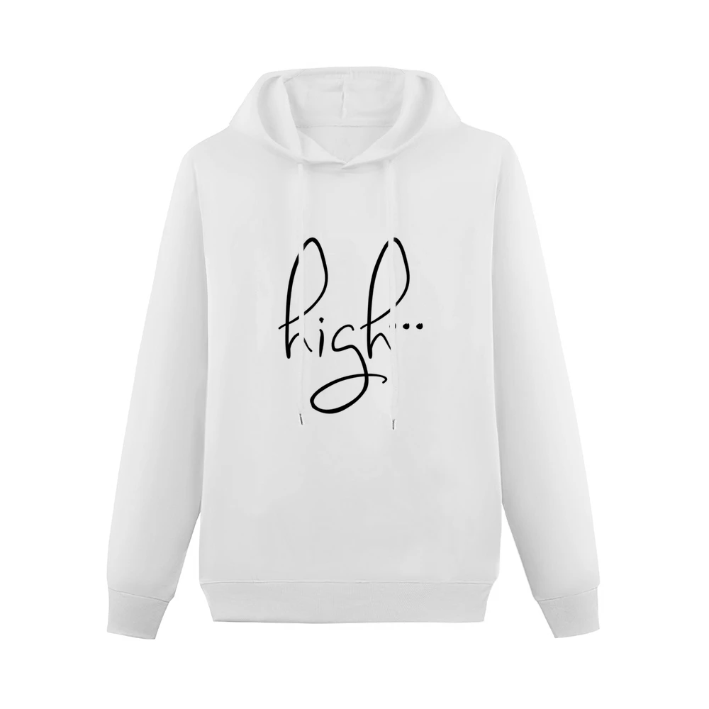 High Fun Party Graphic Tee Shirt Men Hoodie Without Pocket