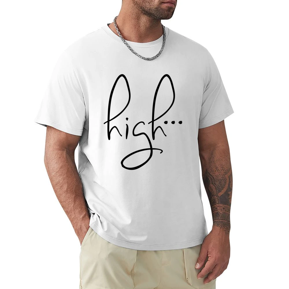 High Fun Party Graphic Tee Shirt Premium Men T-shirt