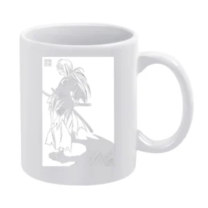 Himura Batosai Rurouni Kenshin Samurai x White Mug
