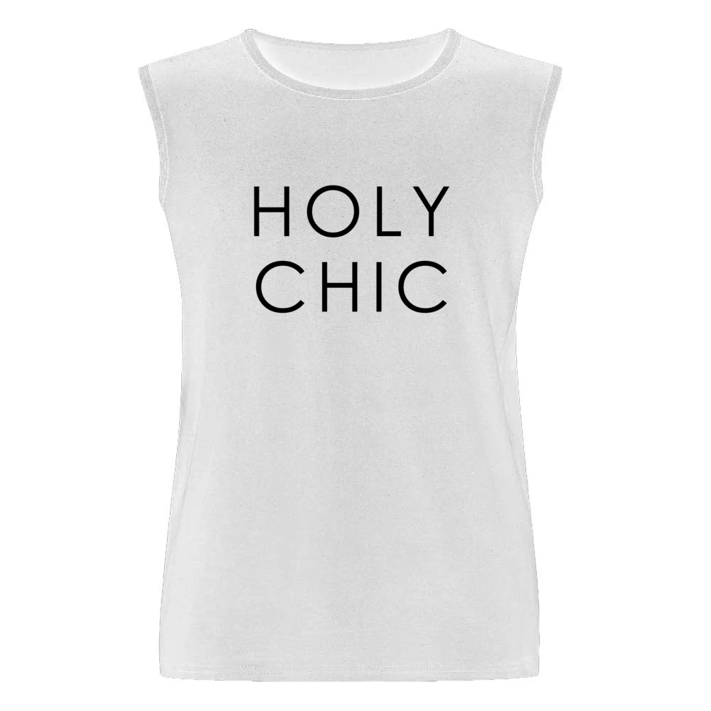 Holy Chic Fun Popular Fashion Blogger Graphic Men Sleeveless T-Shirt