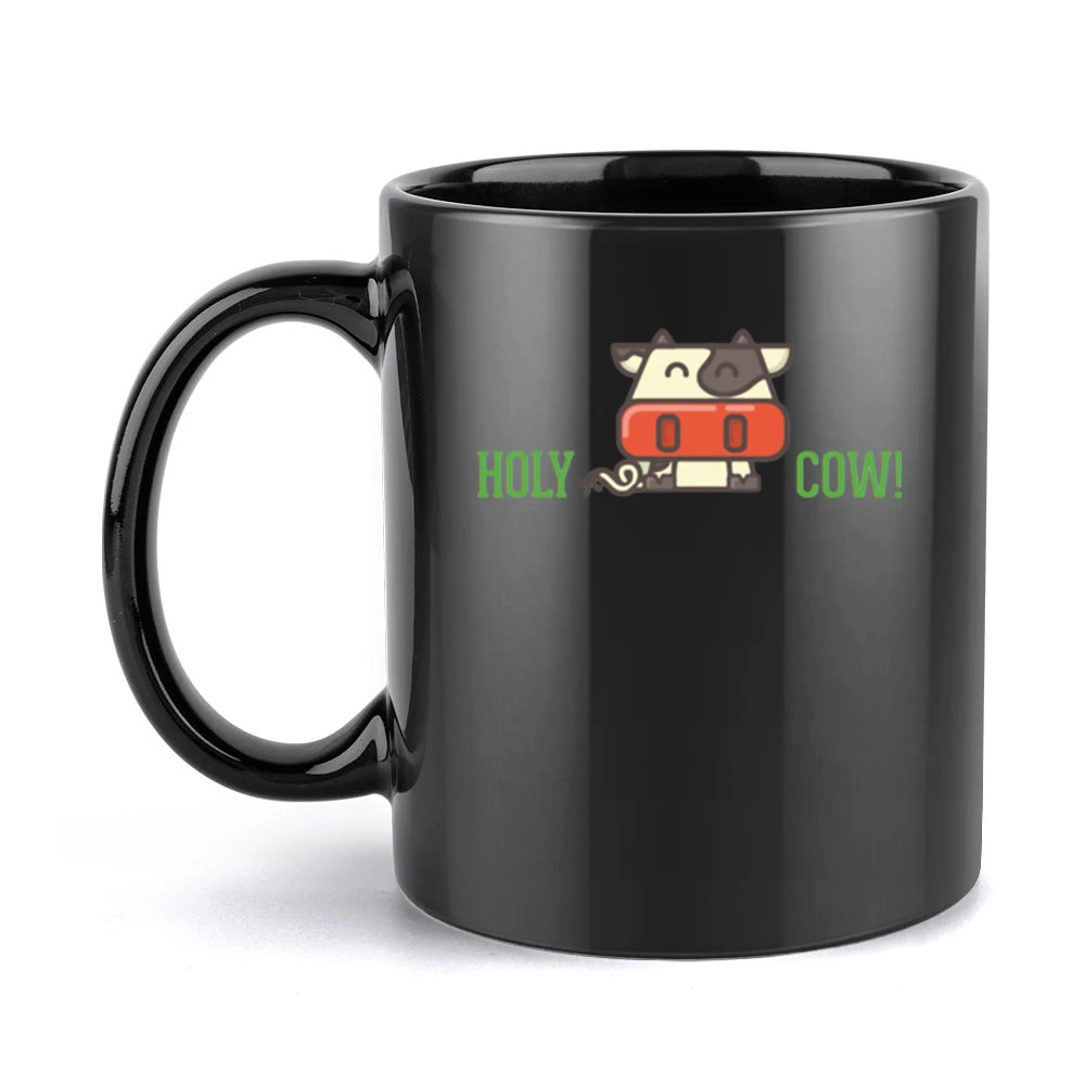 Holy Cow ! funny Black Mug