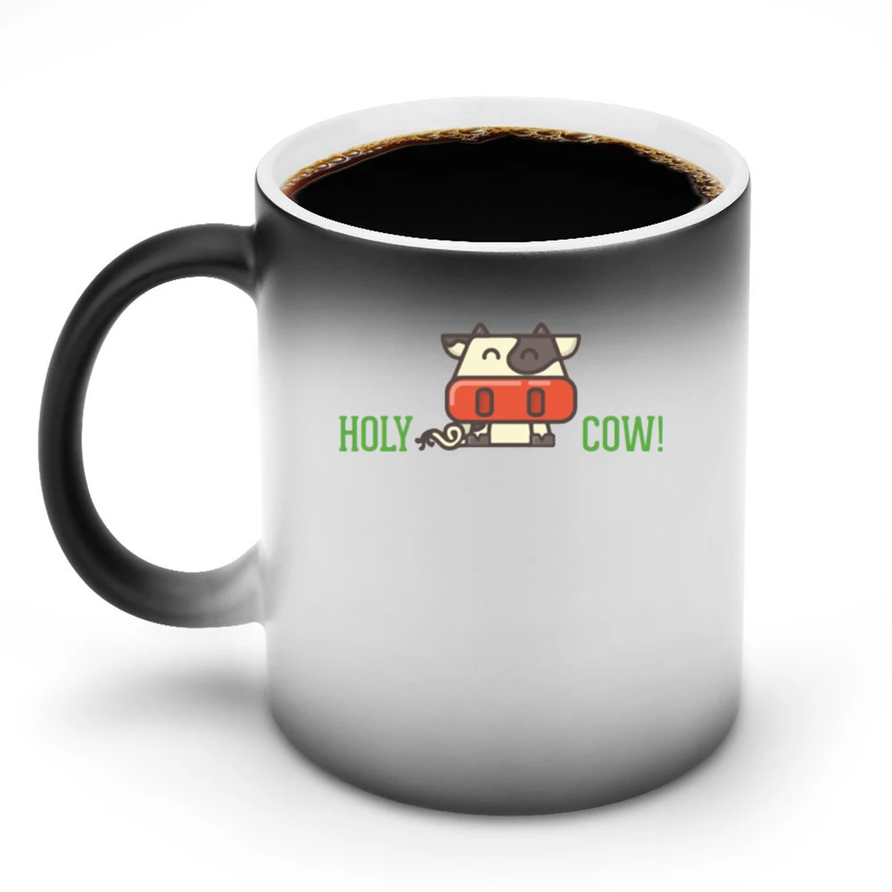 Holy Cow ! funny Discoloration Mug