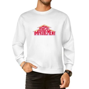 Home Improvement Vintage Fun Handyman Tv Show European Size Pullover Sweater