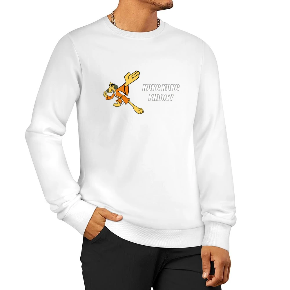 Hong Kong Phooey Fun Cool Vintage Graphic Retro Tv Show Men Pullover Sweatshirt