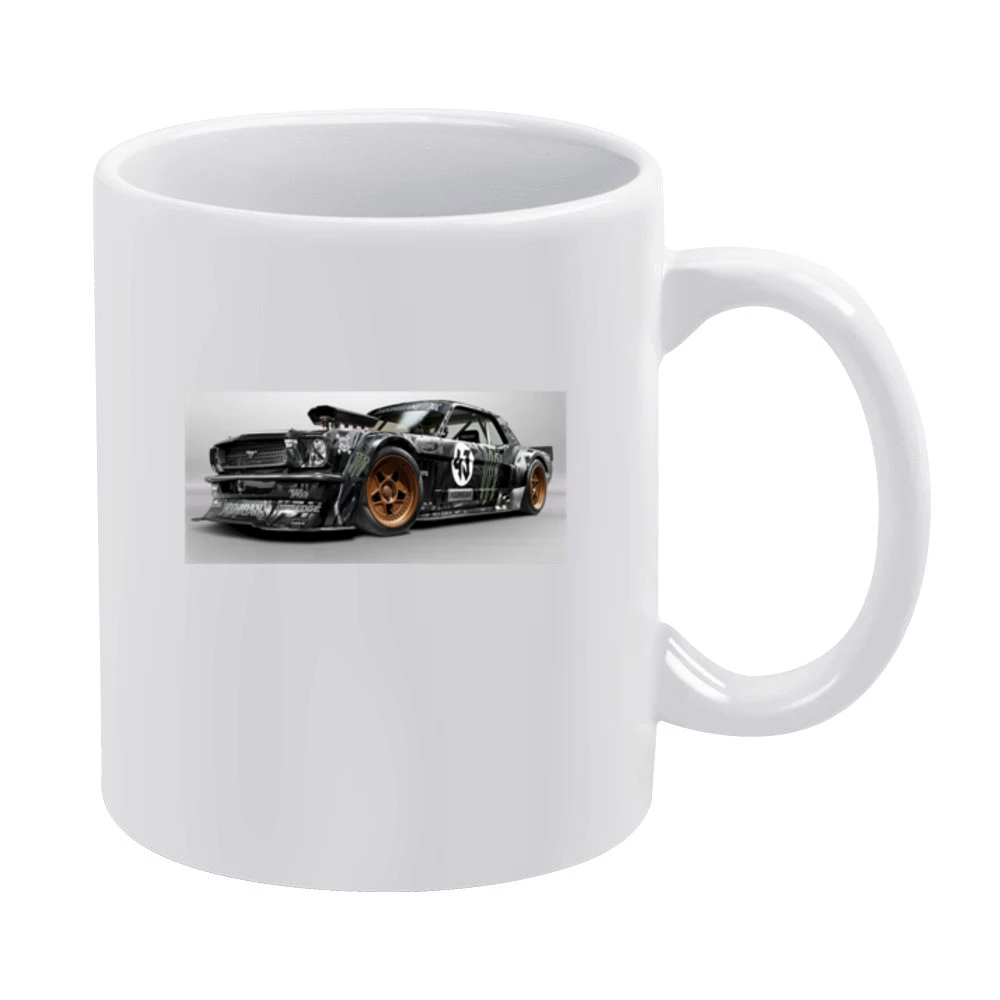 Hooligan Mustang Tshirt White Mug
