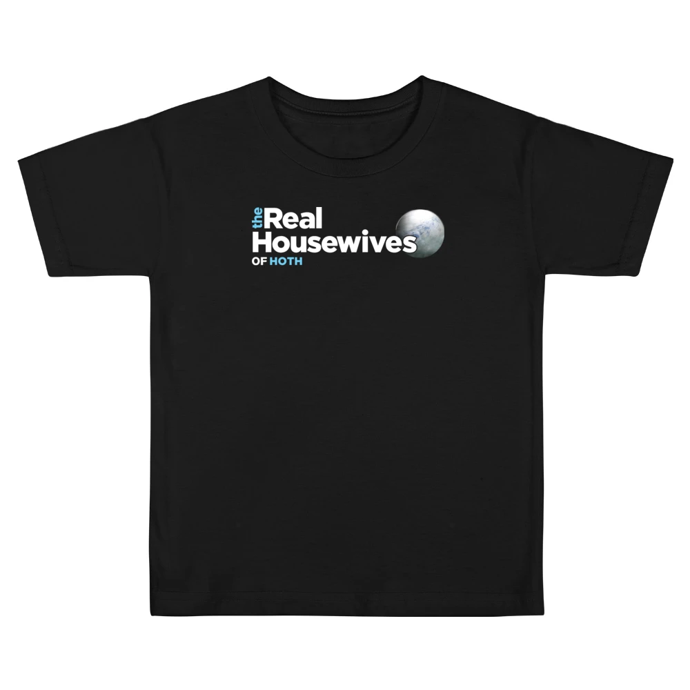 Hoth Real Housewives Star Wars Parody Black Kids Boys Girls T-Shirt