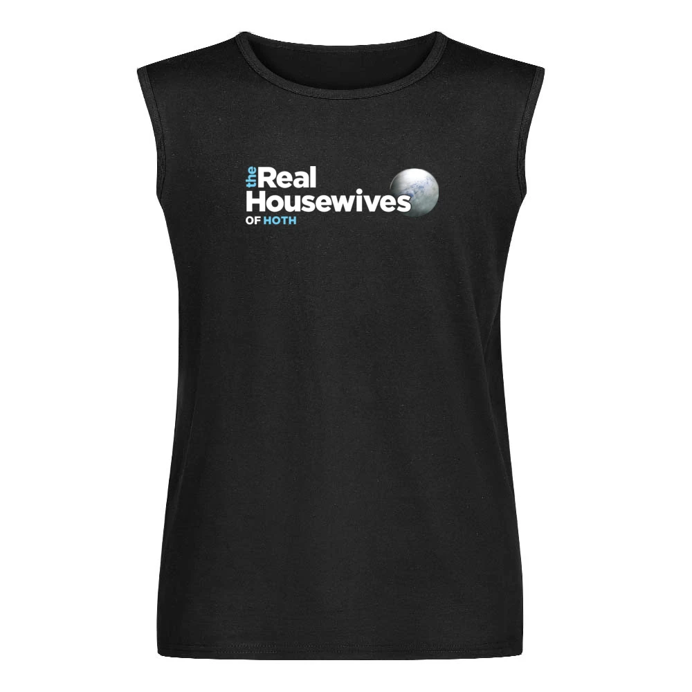 Hoth Real Housewives Star Wars Parody Black Men Sleeveless T-Shirt