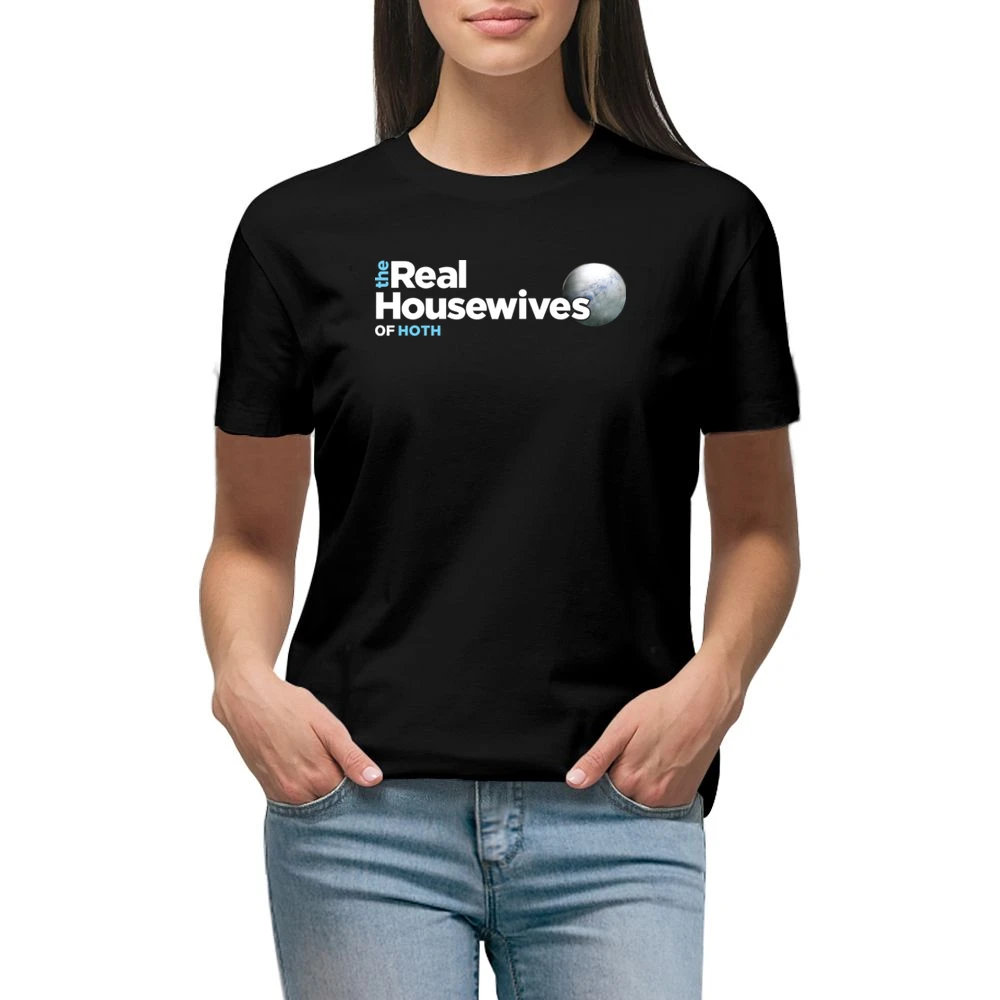 Hoth Real Housewives Star Wars Parody Black Premium Women Ladies T-shirt