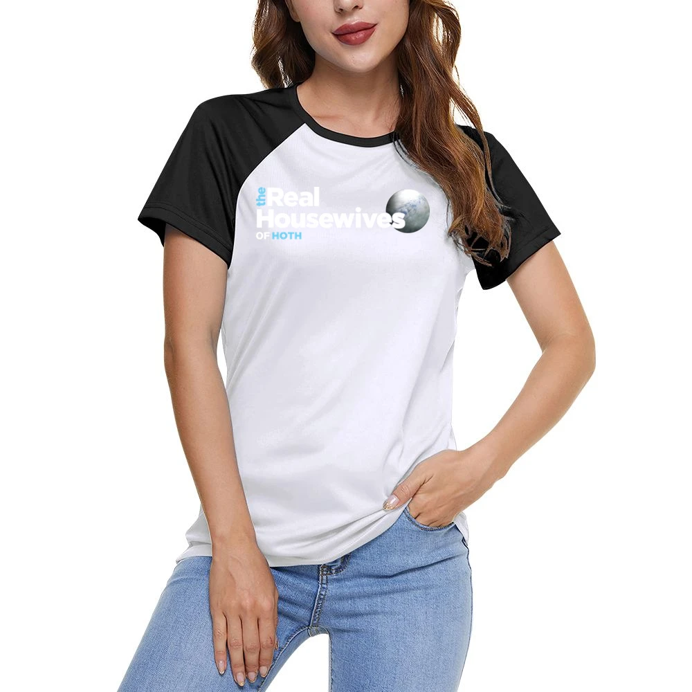 Hoth Real Housewives Star Wars Parody Black Women Ladies Short Sleeve T-Shirt