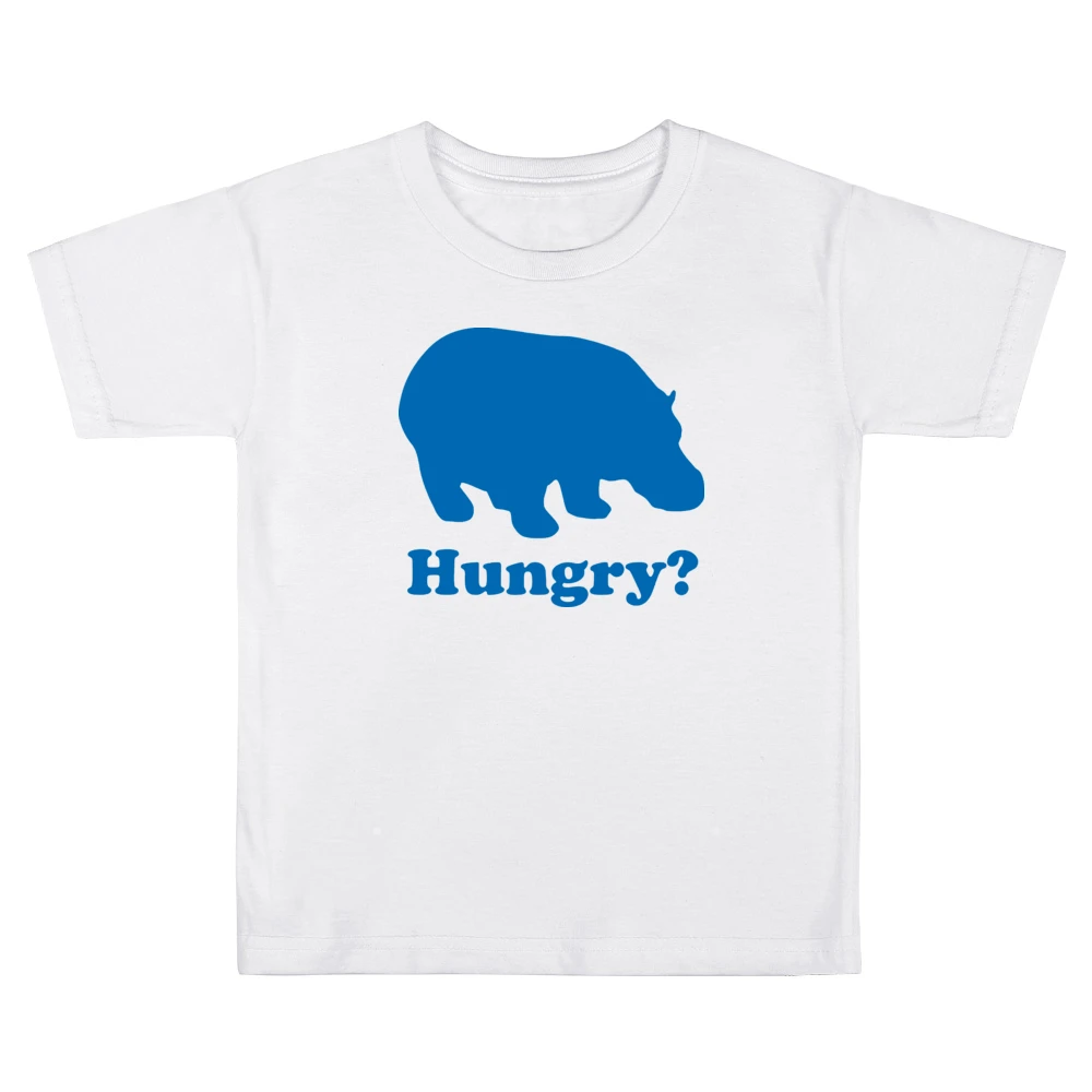 Hungry Hungry Hippos Funny Cool Retro 80s Kids Boys Girls T-Shirt