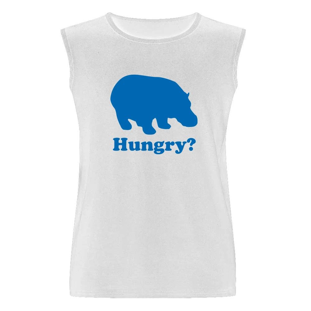 Hungry Hungry Hippos Funny Cool Retro 80s Men Sleeveless T-Shirt