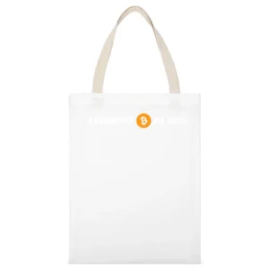 I Bought Bitcoin In 2015 Funny Digital Currency Money White Canvas Tote Shopping Bag