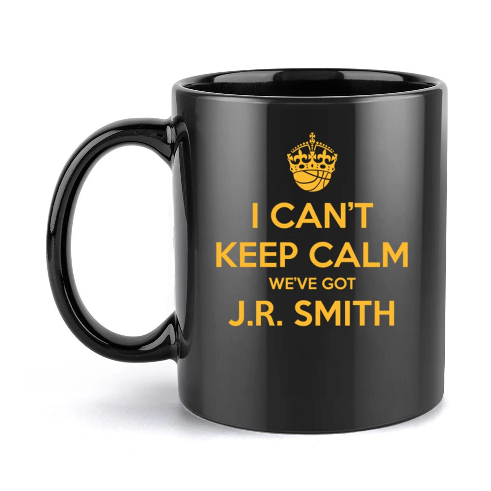 I Can't Keep Calm We've Got Jr Smith Cleveland Basketball Game 1 Playo Black Mug