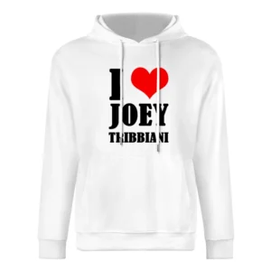I Heart Love Joey Tribbiani Fun Friends Popular TV Show European Size Men Hoodie