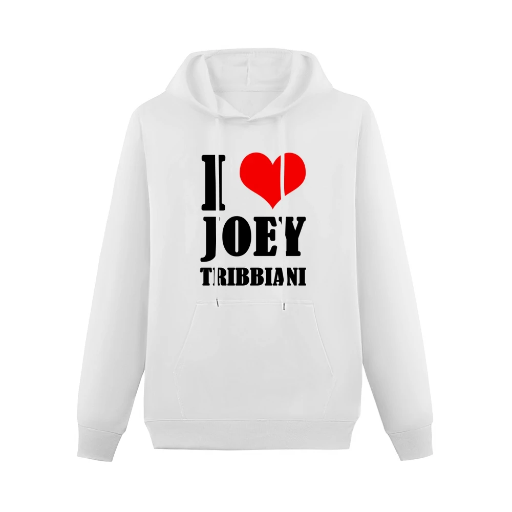 I Heart Love Joey Tribbiani Fun Friends Popular TV Show Men Hoodie With Pocket
