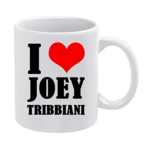 I Heart Love Joey Tribbiani Fun Friends Popular TV Show White Mug